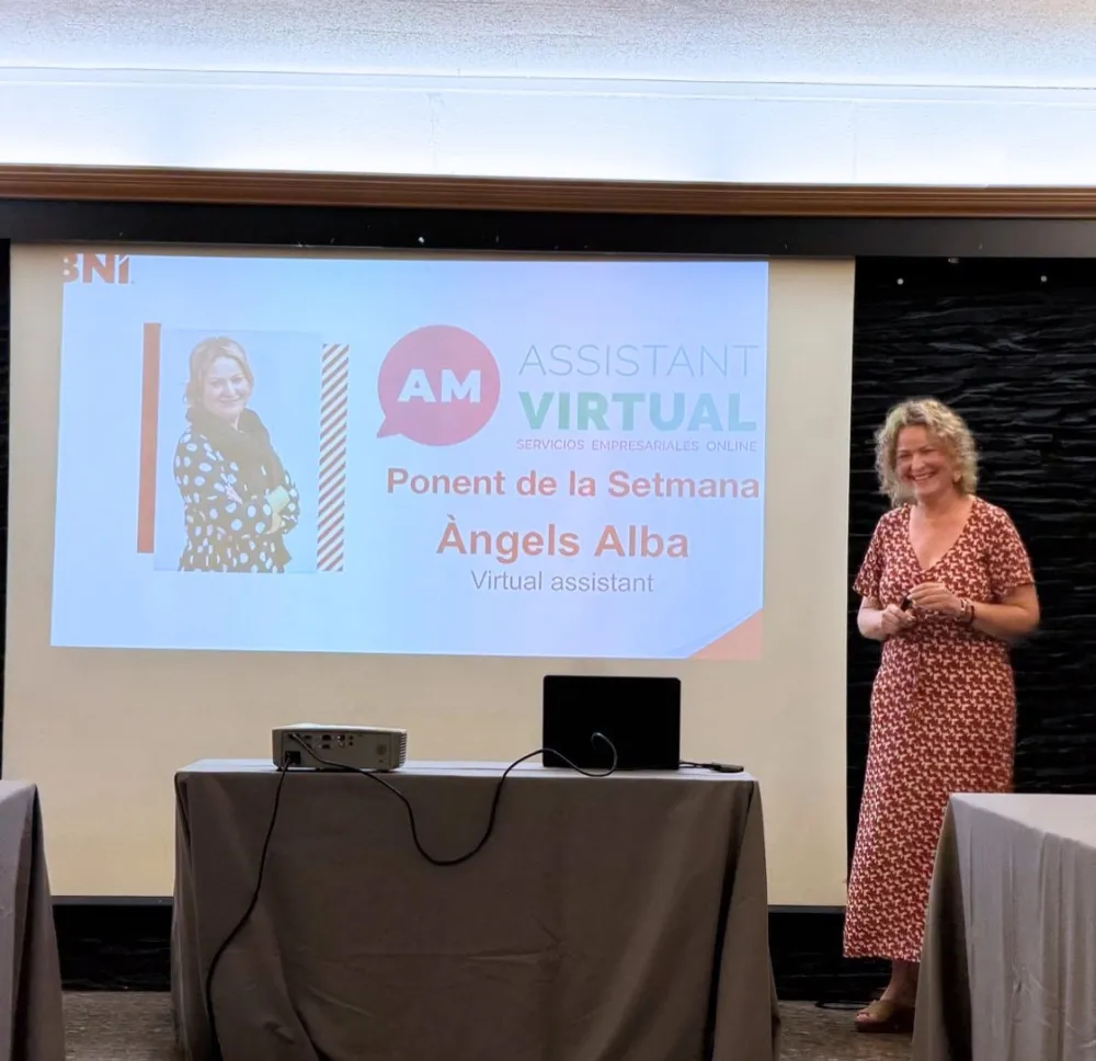Presentació de la «ponent de la setmana» a la mateixa reunió